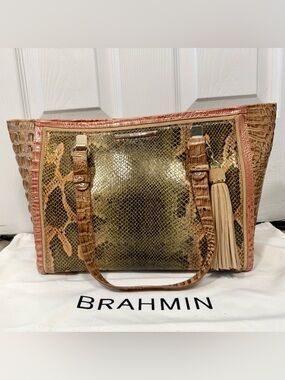 Brahmin Priscilla Tote in Miramar